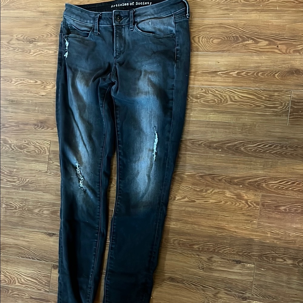 Articles Of Society Black Skinny Jeans